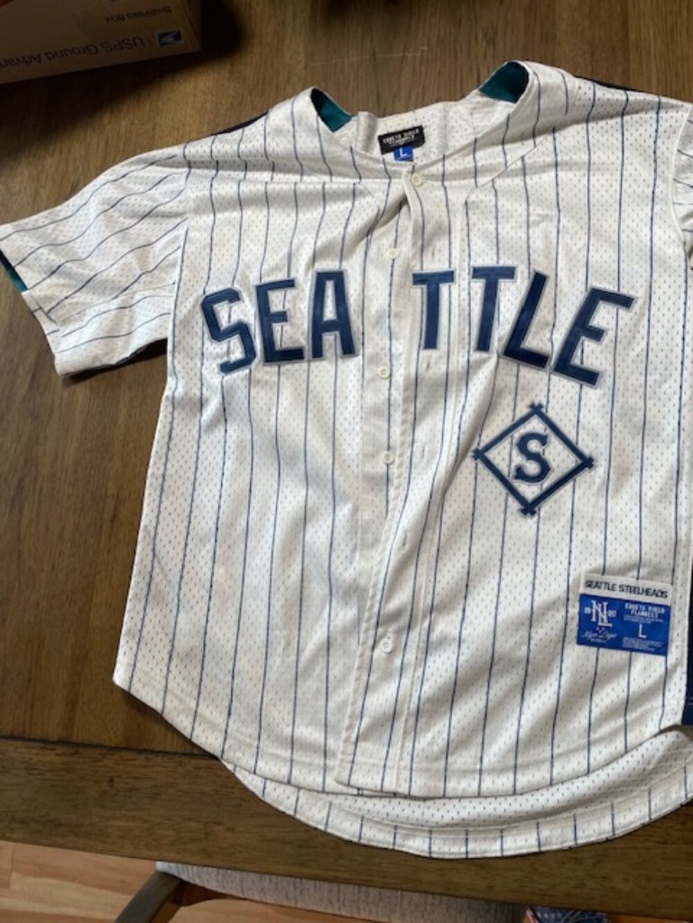 Men’s L Seattle Mariners × Steelheads Retro Jersey #24 — Limited 2024 Release